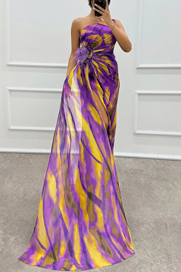 Cecelia | Dress with a Split Sleeve
