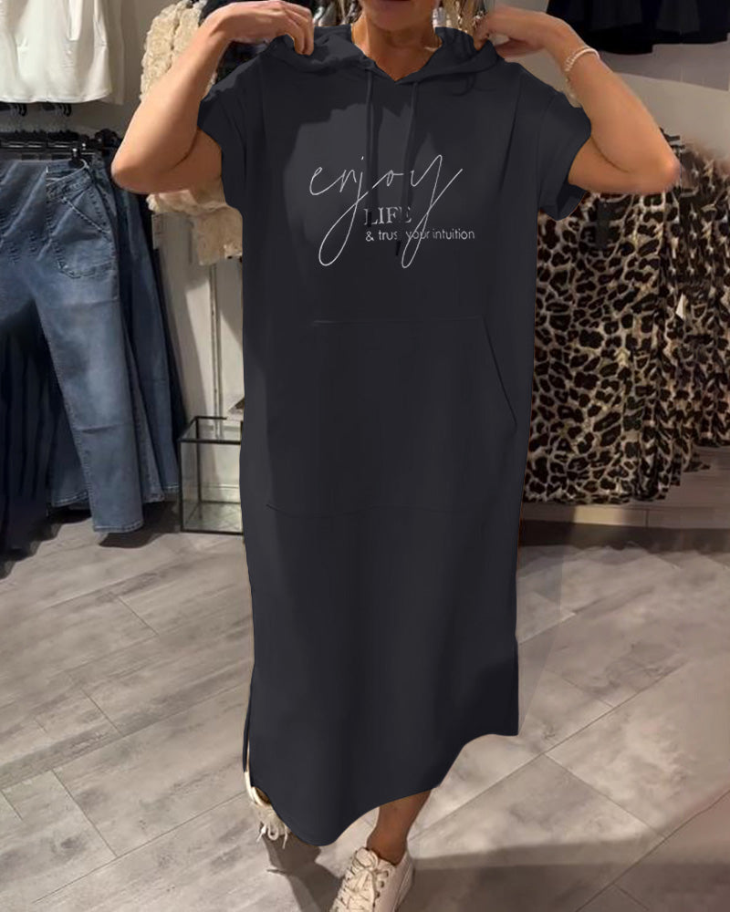 Bridget - Casual Hoodie Dress
