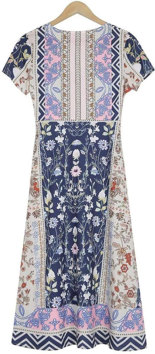 Indira - Boho Printed Dress