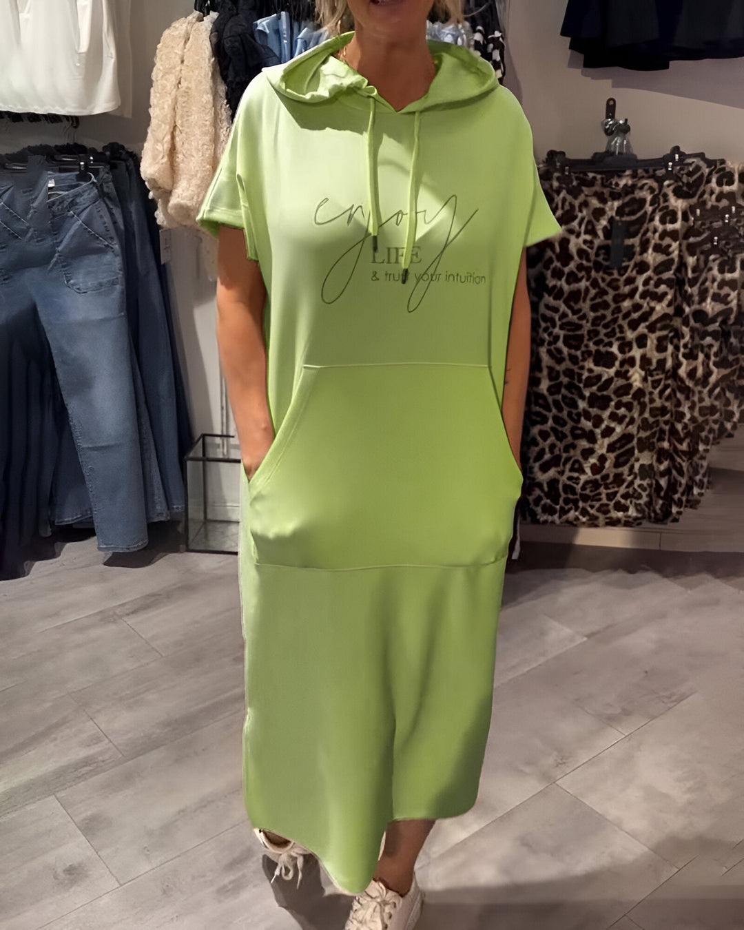 Bridget - Casual Hoodie Dress