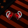 the patriot's heart earrings