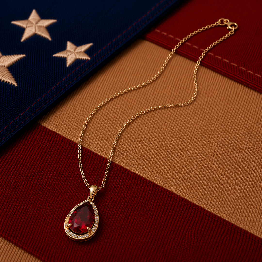 the blue honor necklace