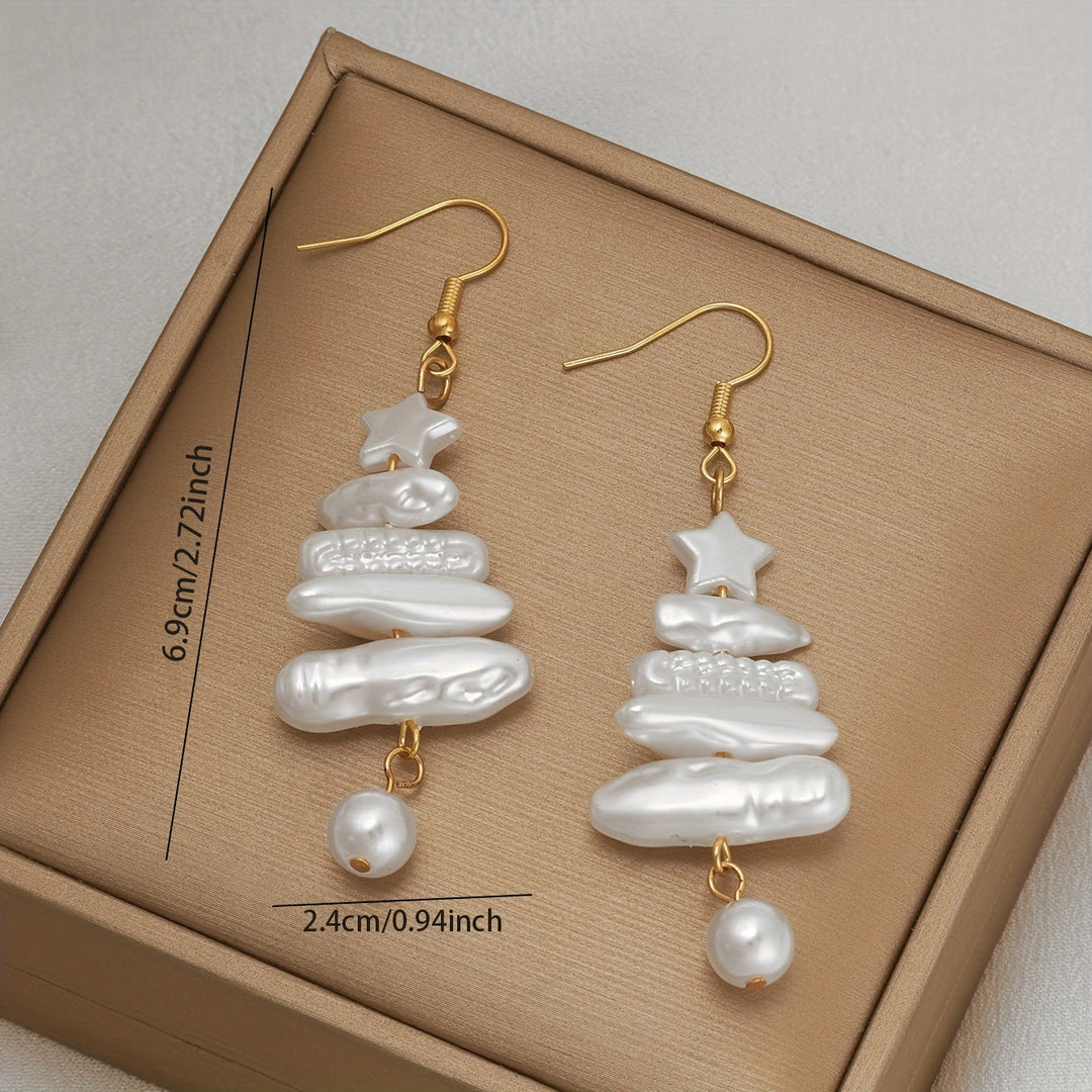Boho Tree Star Earrings