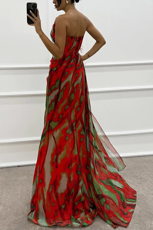 Cecelia | Dress with a Split Sleeve