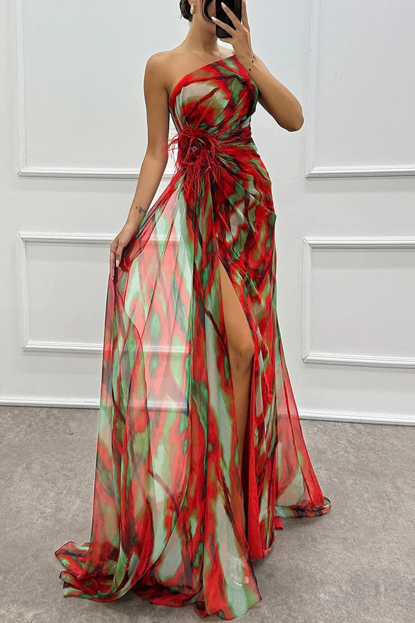 Cecelia | Dress with a Split Sleeve