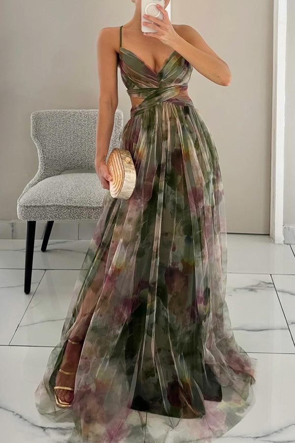 Esme – Flowing Patterned Dress