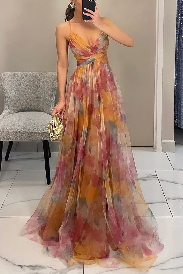 Esme – Flowing Patterned Dress