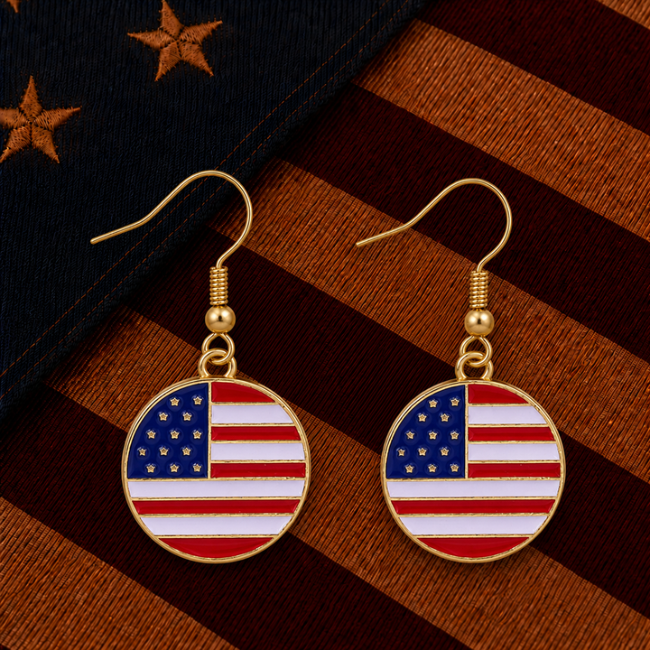 the red revival earrings