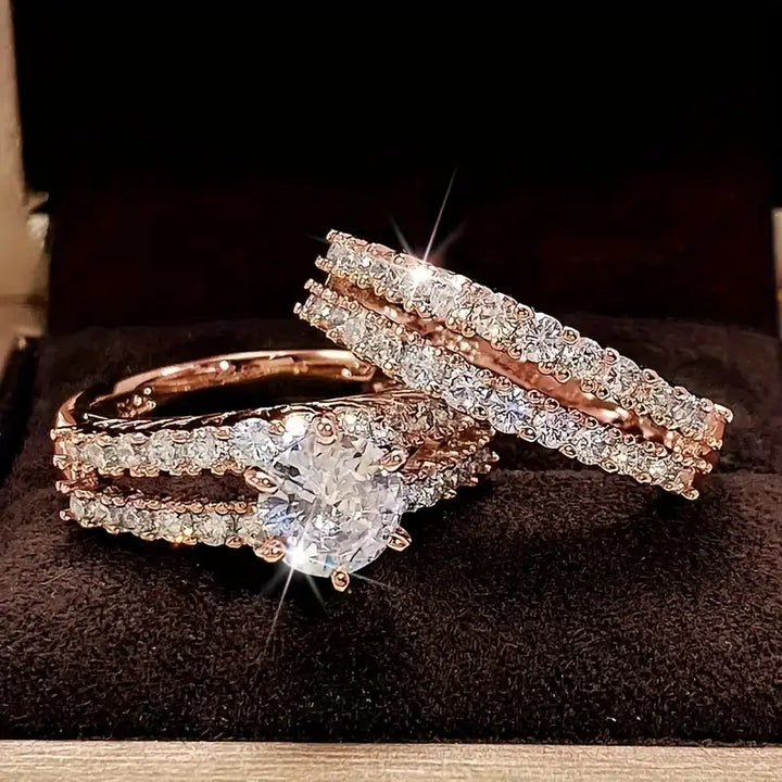 Eternal Radiance Ring Set