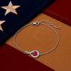 the red remembrance bracelet