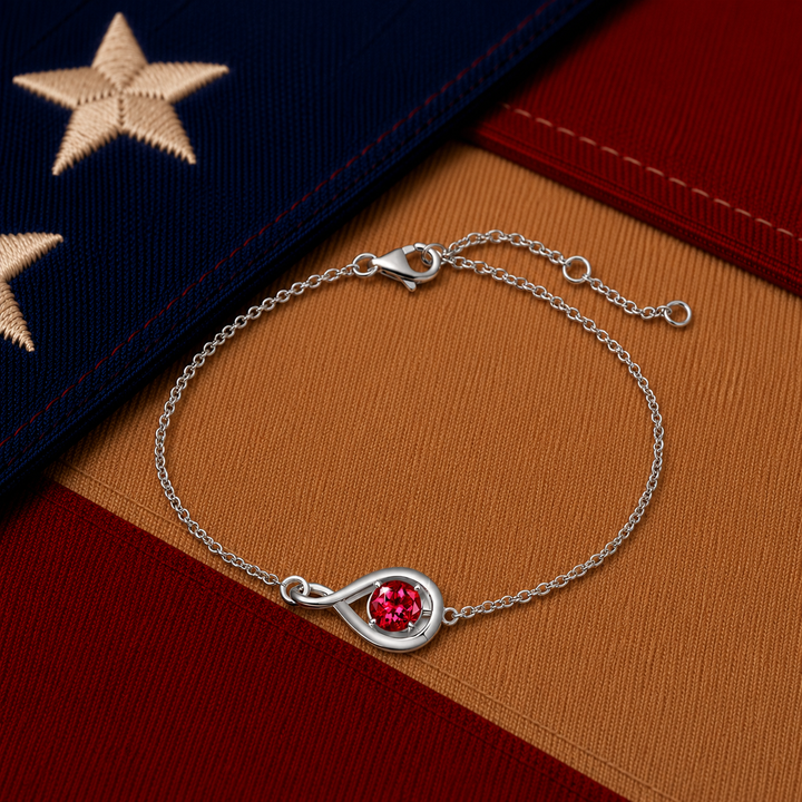 the red remembrance bracelet