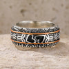 Alaric | Engraved Silver Heritage Ring