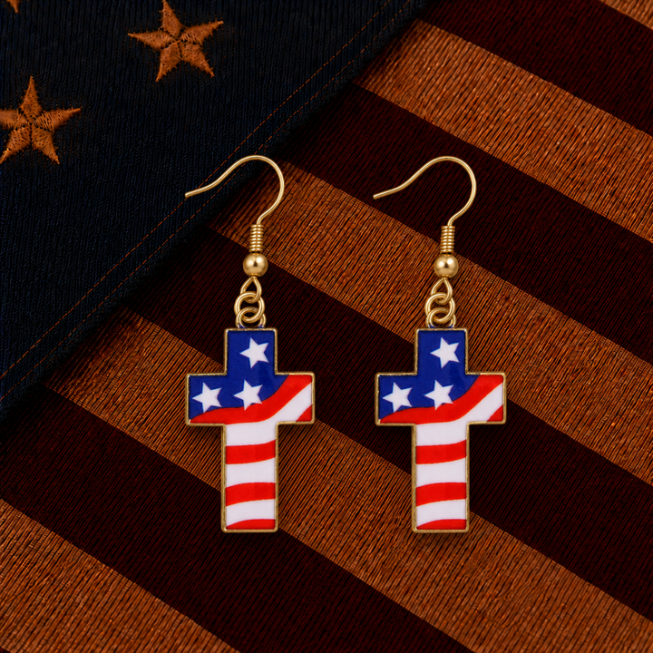 the patriotic flame studs