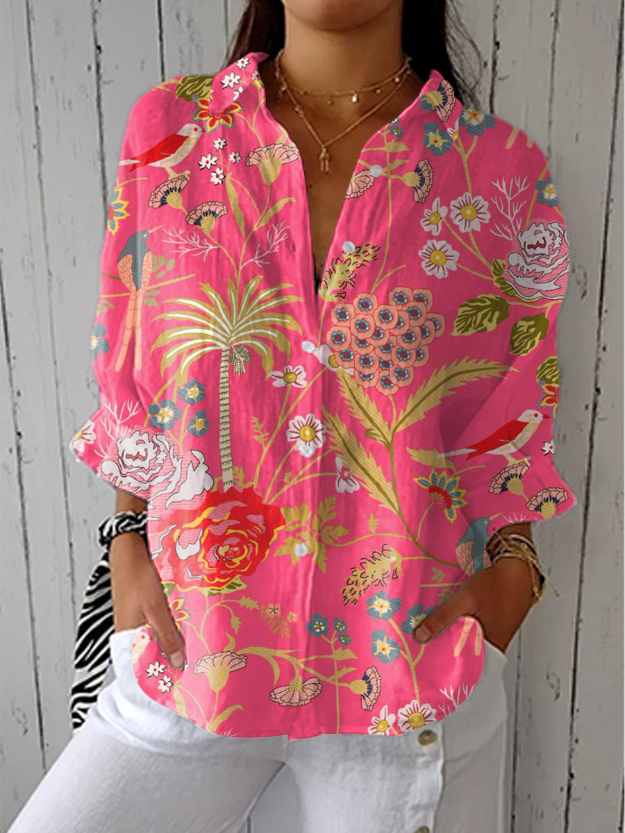 Allyson™ Tropical Floral Blouse