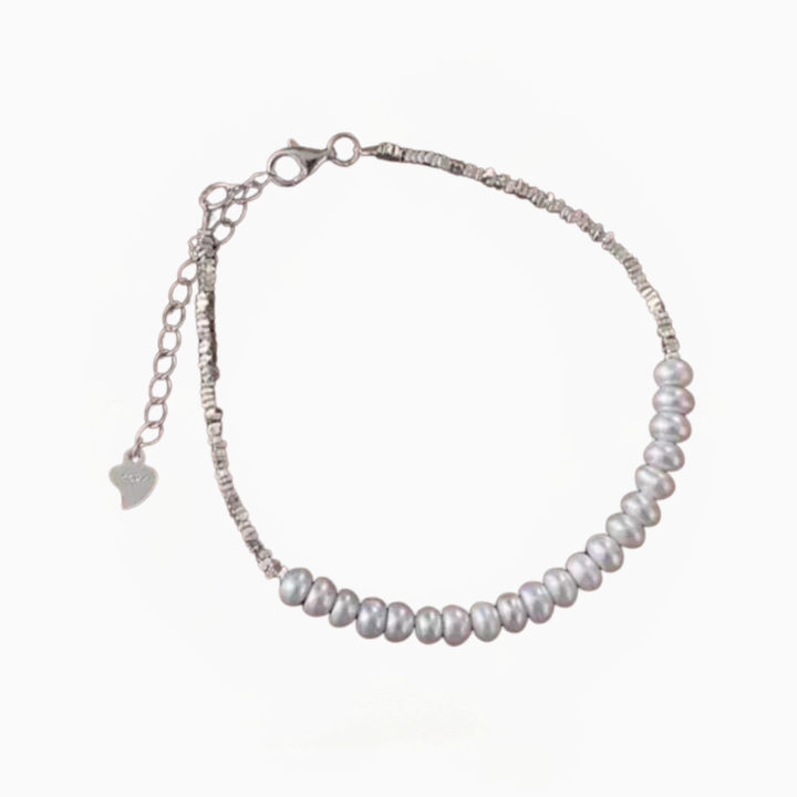 Flat Pearl Bracelet