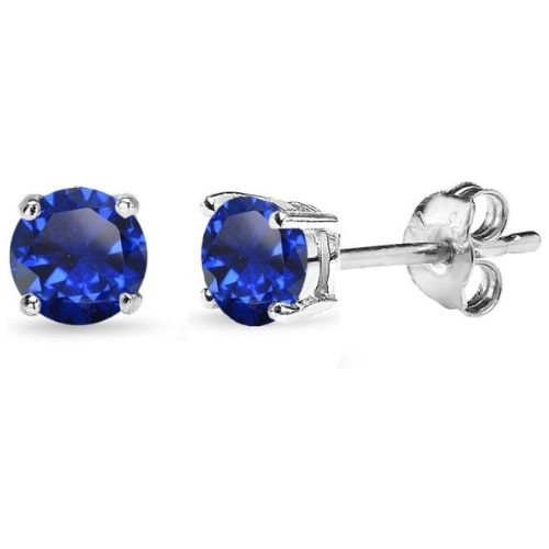 Classic Sapphire Stud Earrings