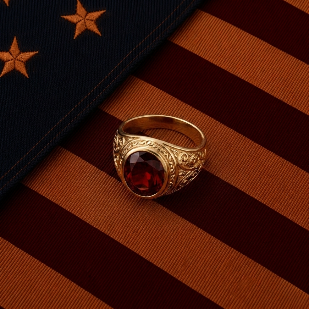 the red conviction earrings
