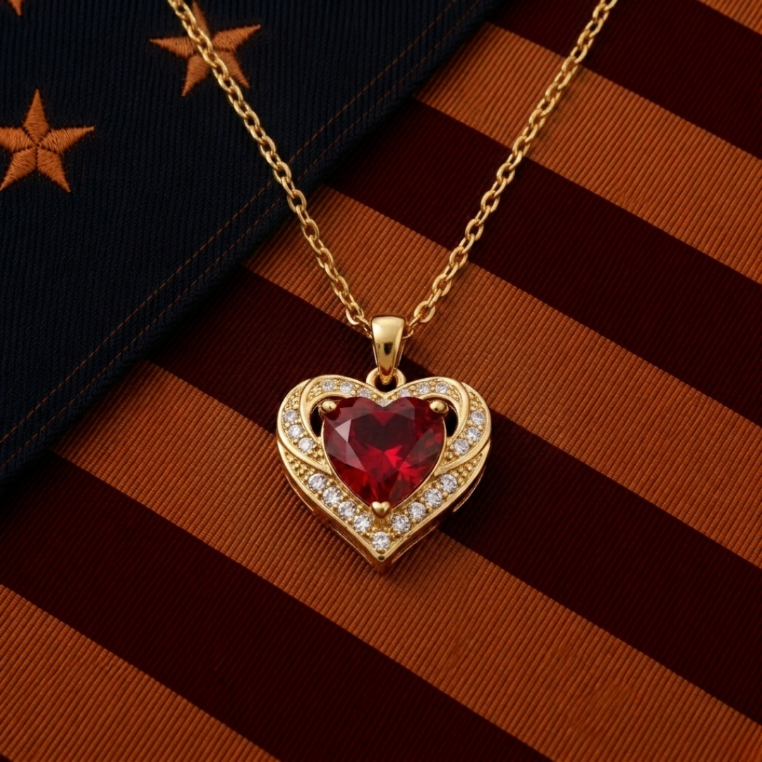the red remembrance necklace