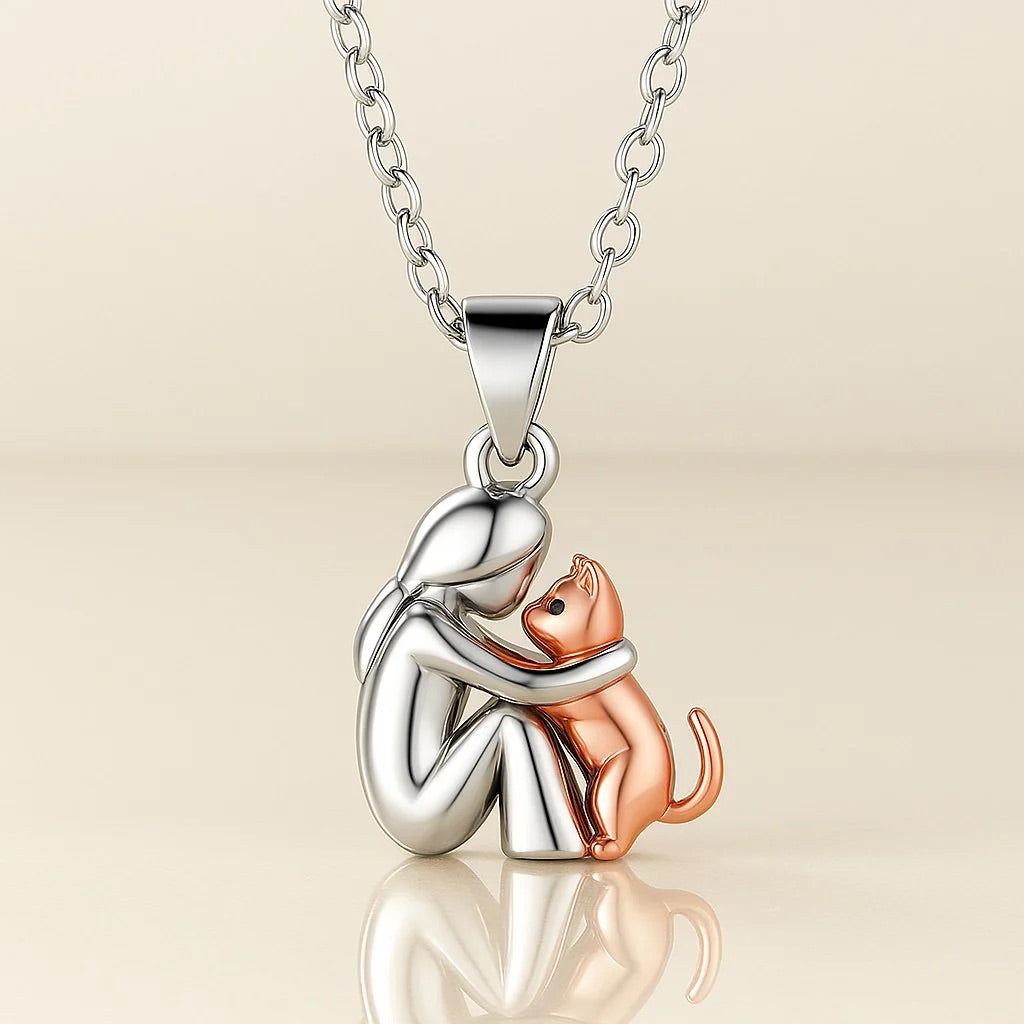 Cat Embrace Necklace