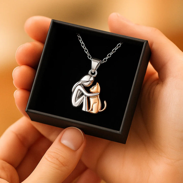Cat Embrace Necklace