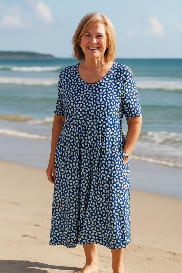 Ivryrose | Dress - Fluid Elegance – Belly-Friendly Design