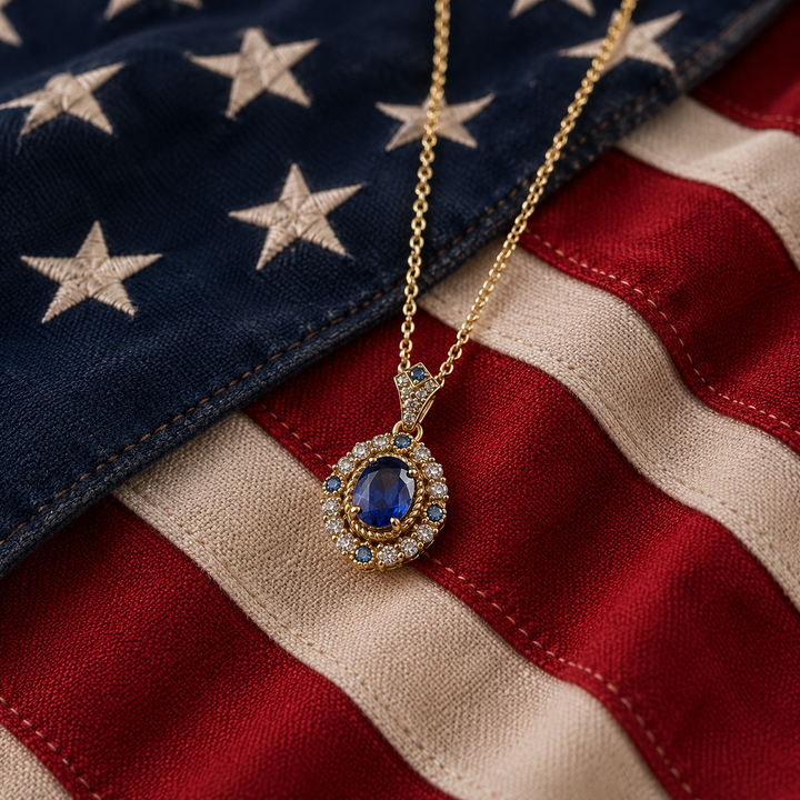 Old Glory Pendant Necklace
