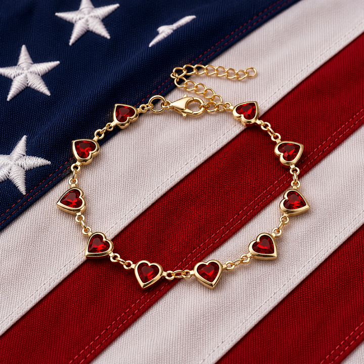 the ruby chain bracelet