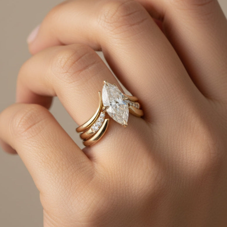 Drop Crown Ring