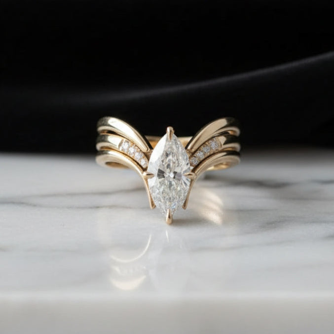 Drop Crown Ring