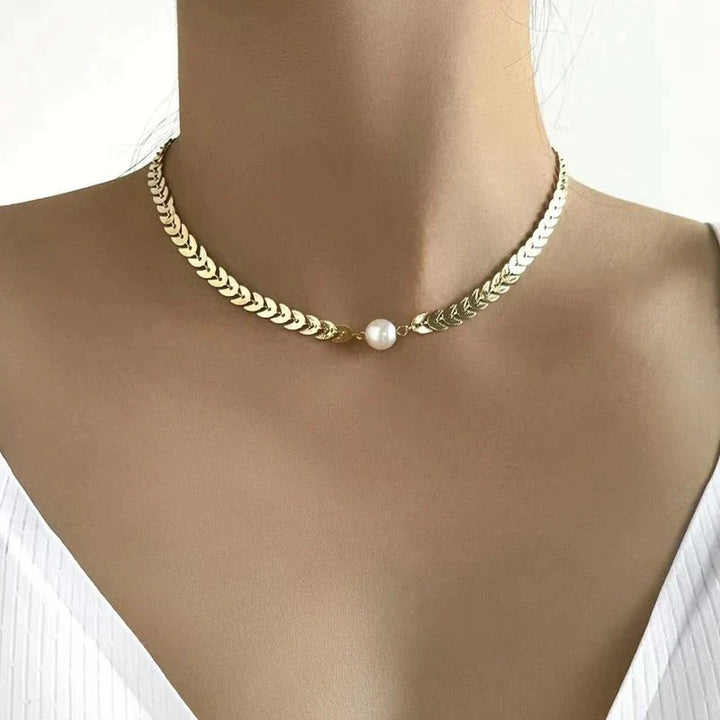 Greek Pearl Necklace