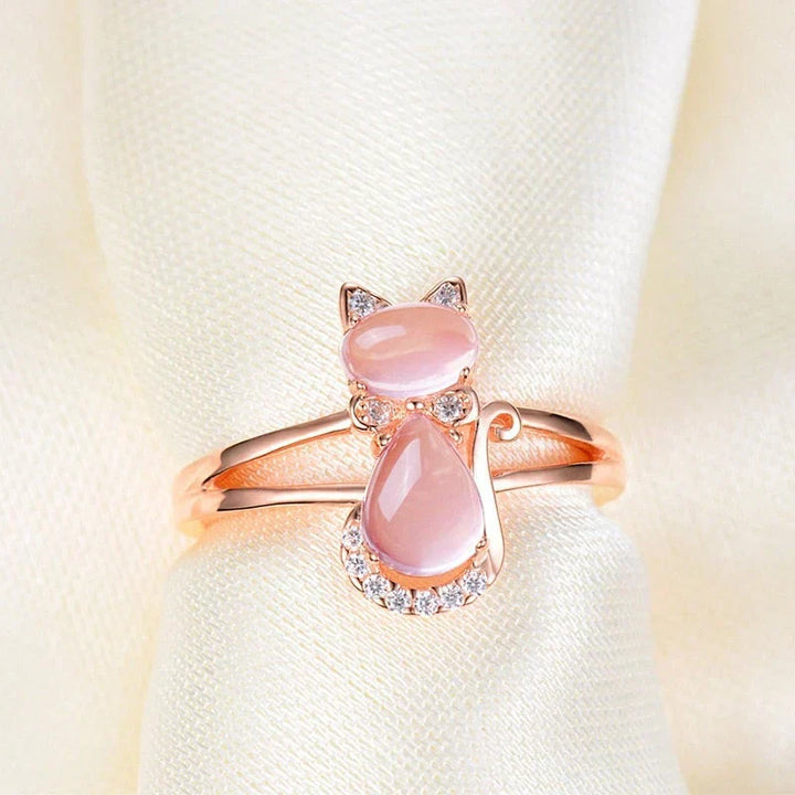 Cat Ring in Rose