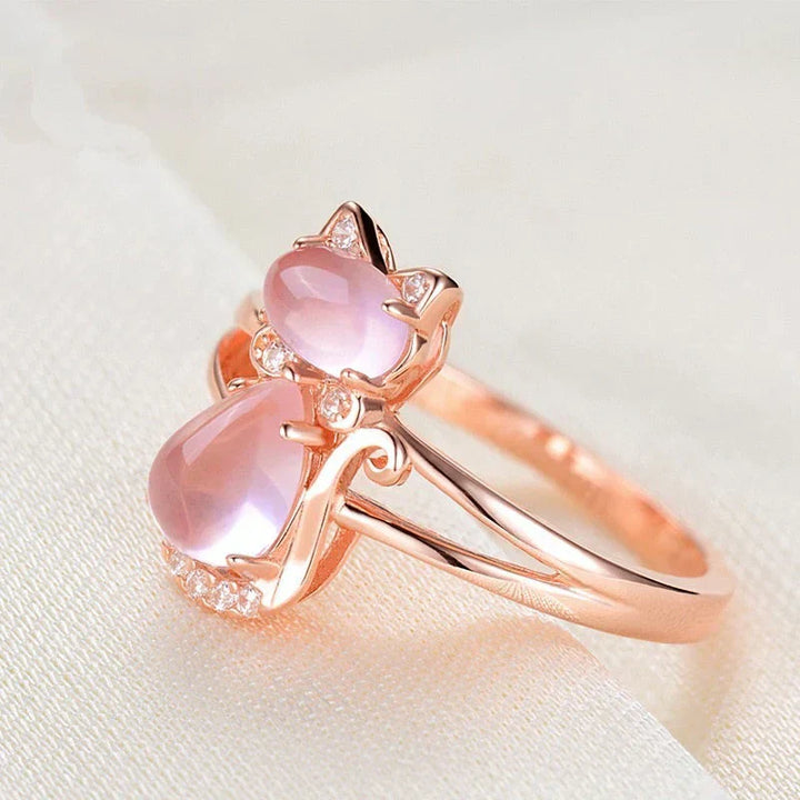 Cat Ring in Rose