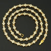 Classic Cluster Tennis Necklace