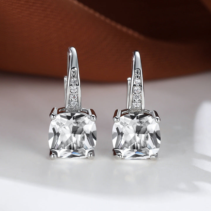 Mystic Stone Hoop Earrings