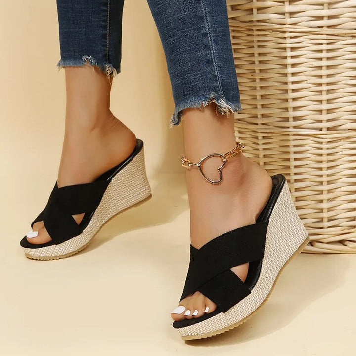 Jewel - Chic Wedge Heel Sandals