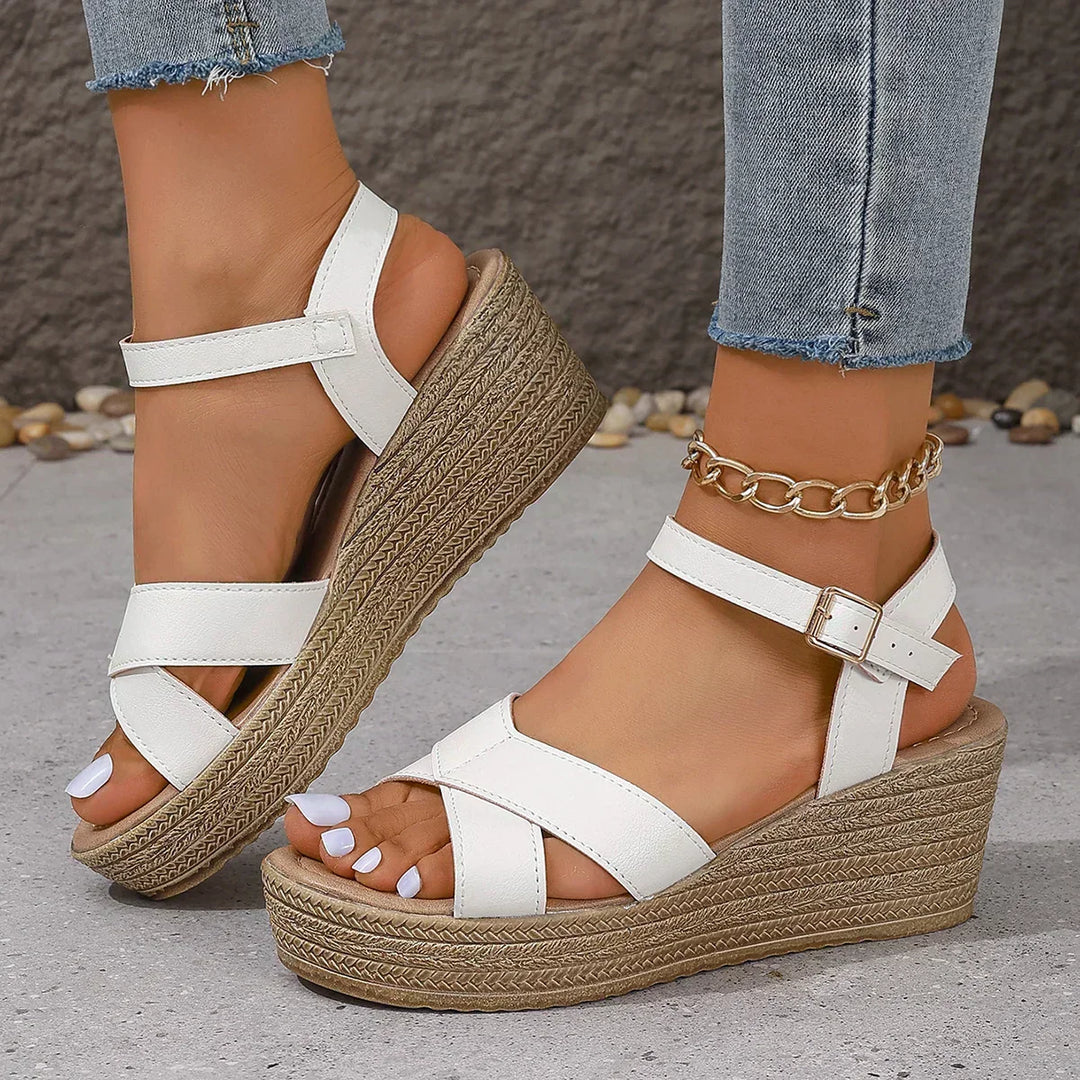 Daphnie™ - Elegant Wedge Heel Sandals