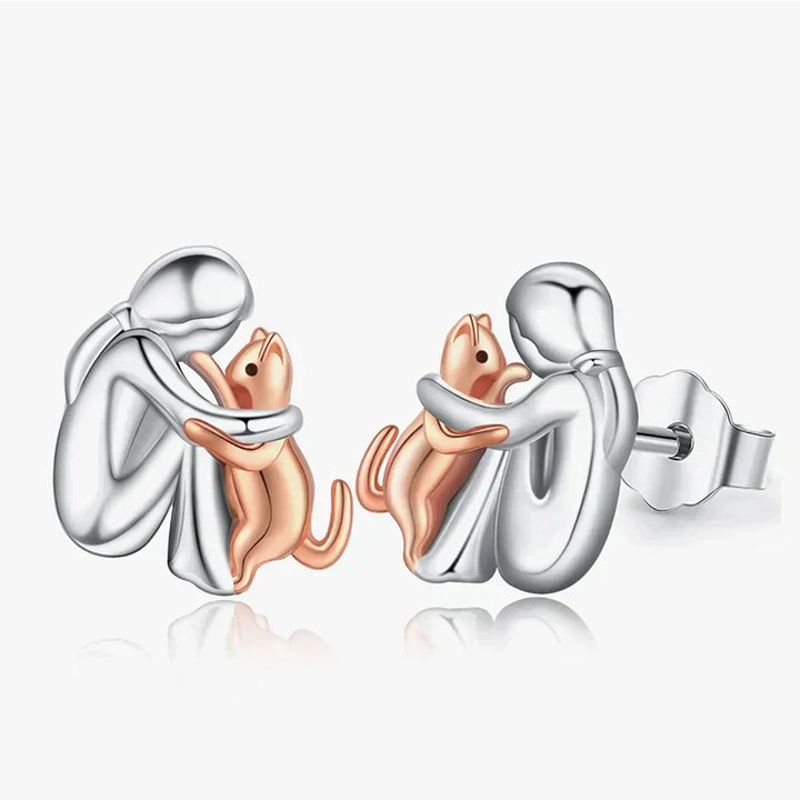 Cat Embrace Earrings
