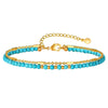 Timeless Double Chain Turquoise Bracelet