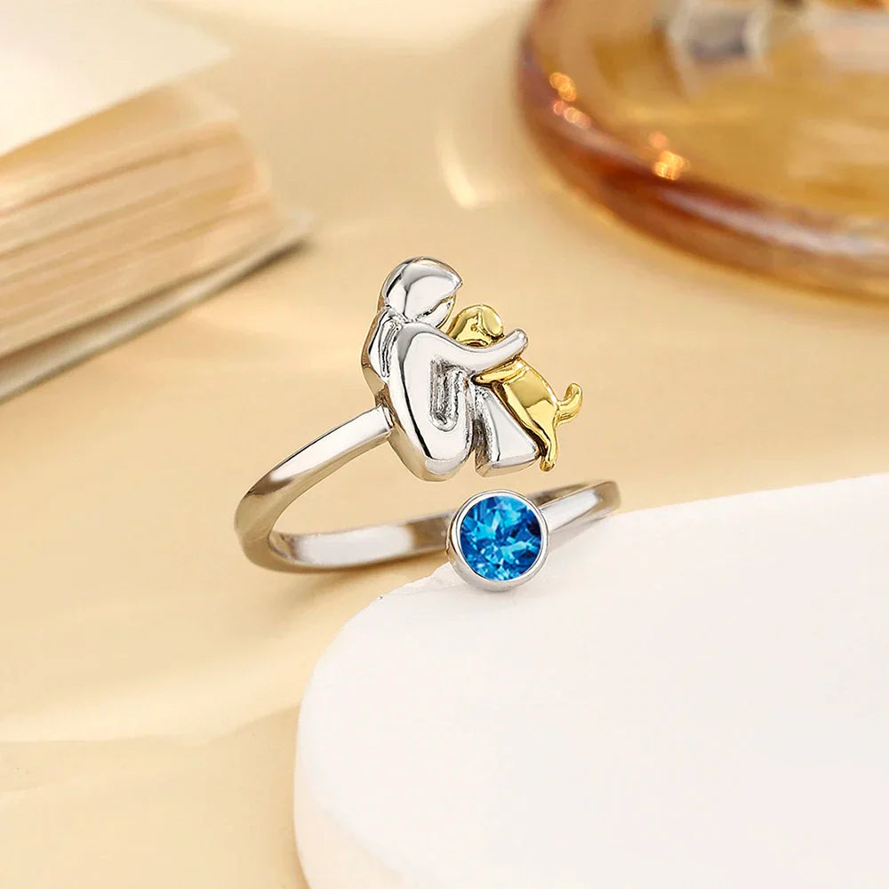 Dog Embrace Ring