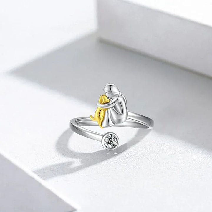 Dog Embrace Ring