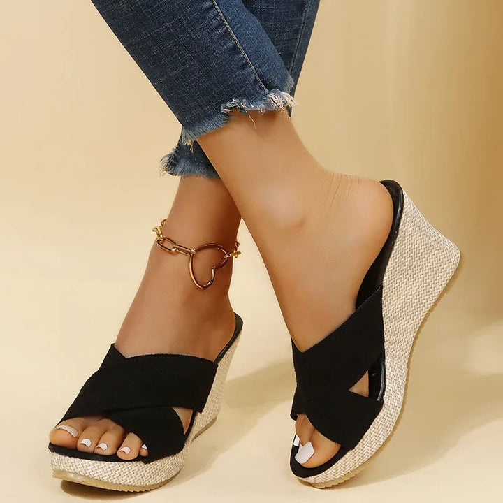 Jewel - Chic Wedge Heel Sandals