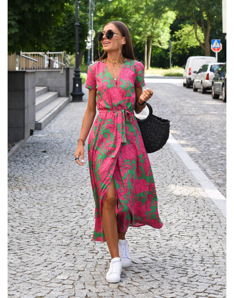 Yasmine | Stylish V-Deep Dress