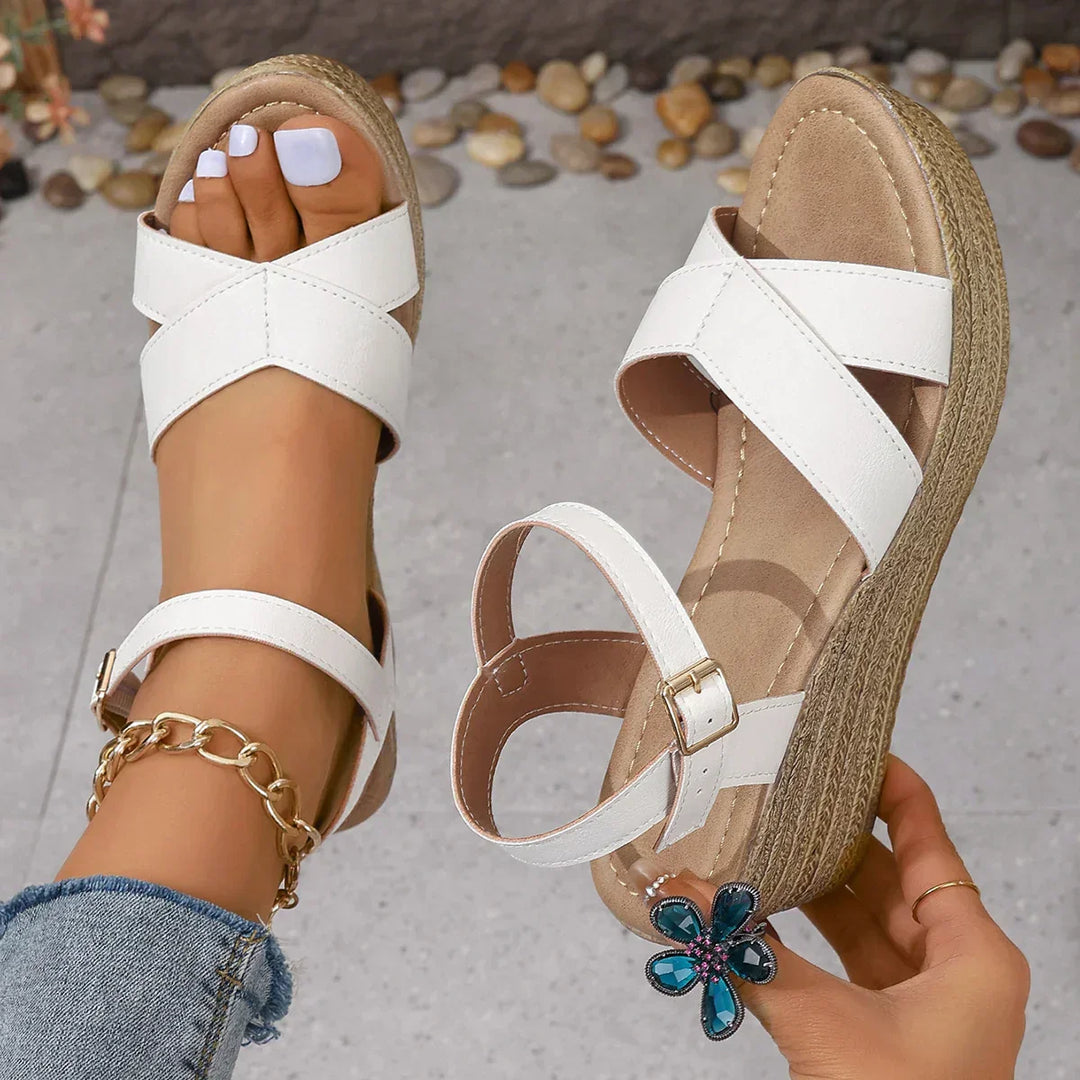 Daphnie™ - Elegant Wedge Heel Sandals