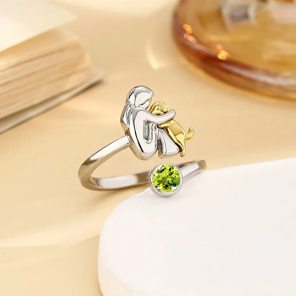 Dog Embrace Ring