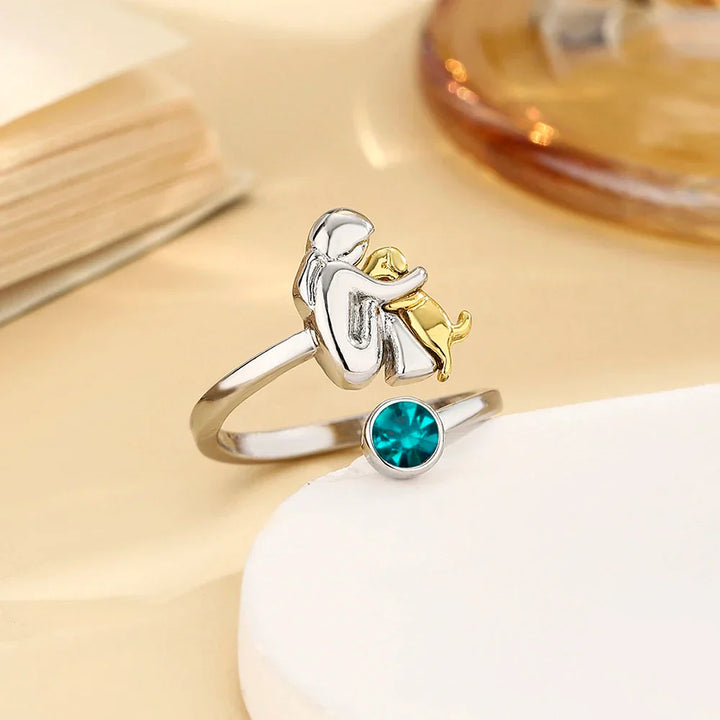 Dog Embrace Ring