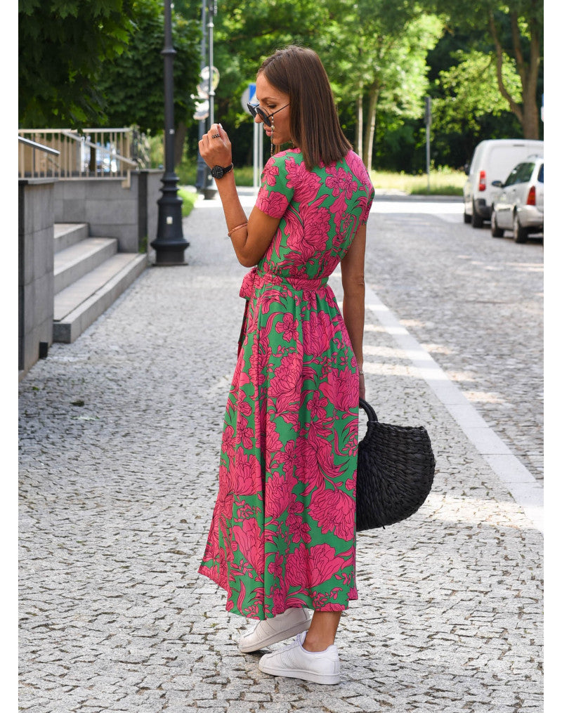 Yasmine | Stylish V-Deep Dress