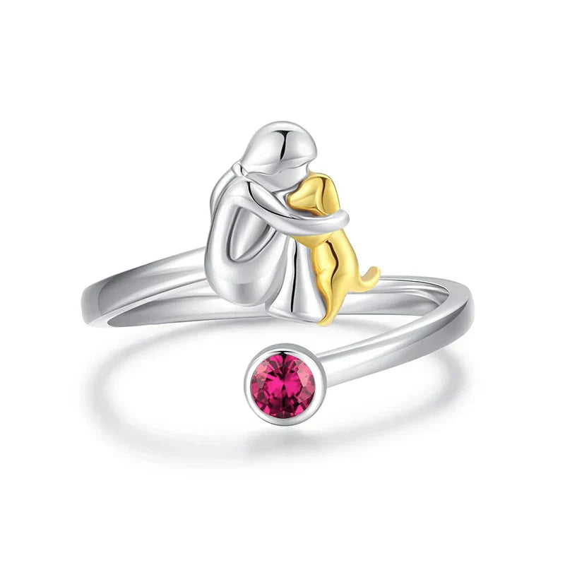 Dog Embrace Ring