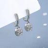 Classic White Stone Earrings