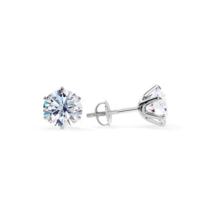 Elegant White Tera Earrings
