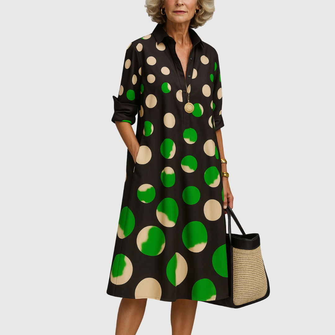 Danielle | Luxurious Midi Dress for Effortless Elegance